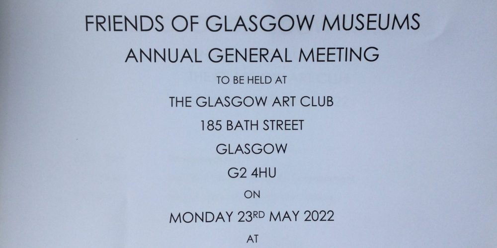 Last Call to Attend the FoGM AGM and Musical Evening